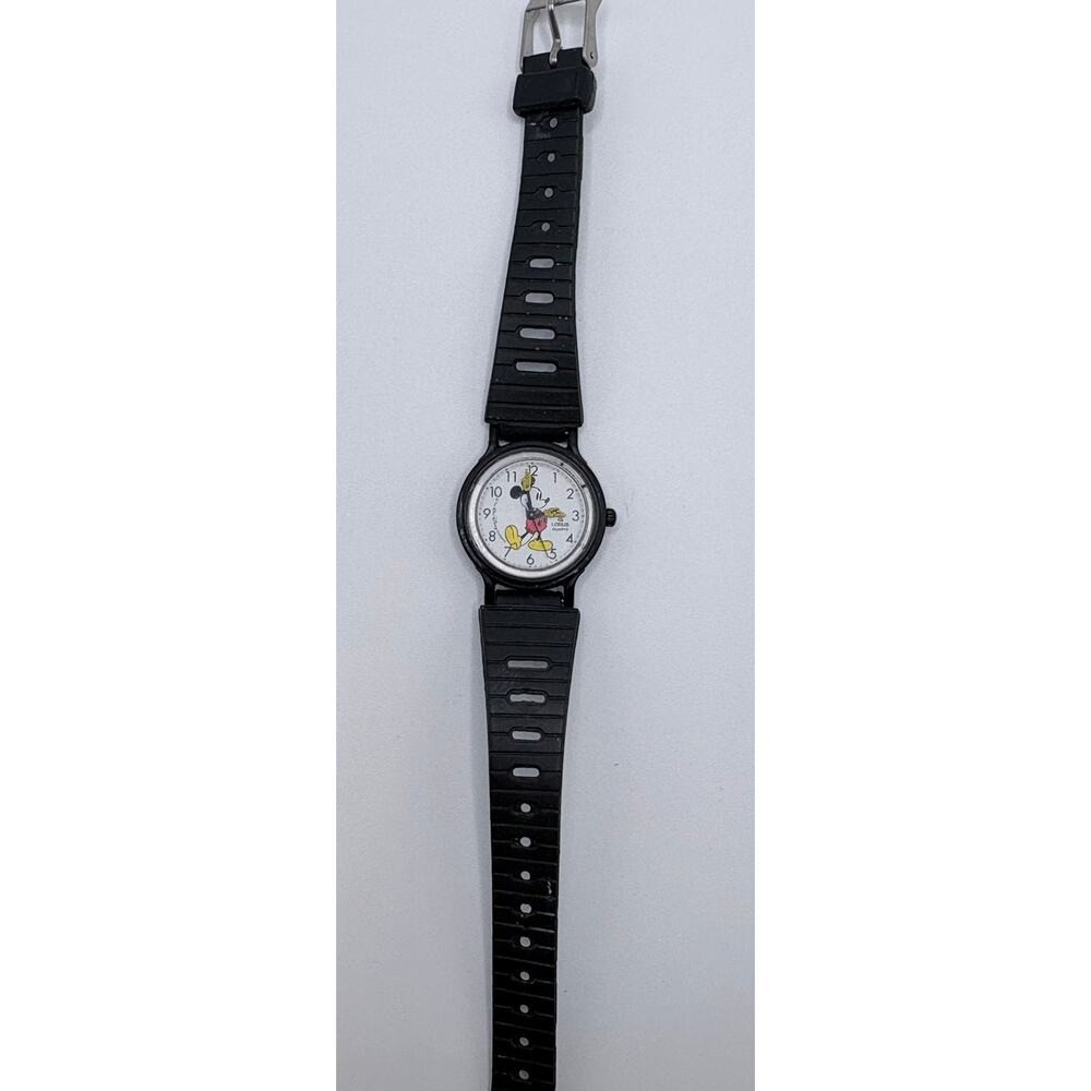 Lorus Disney Mickey Mouse Watch with Black Band